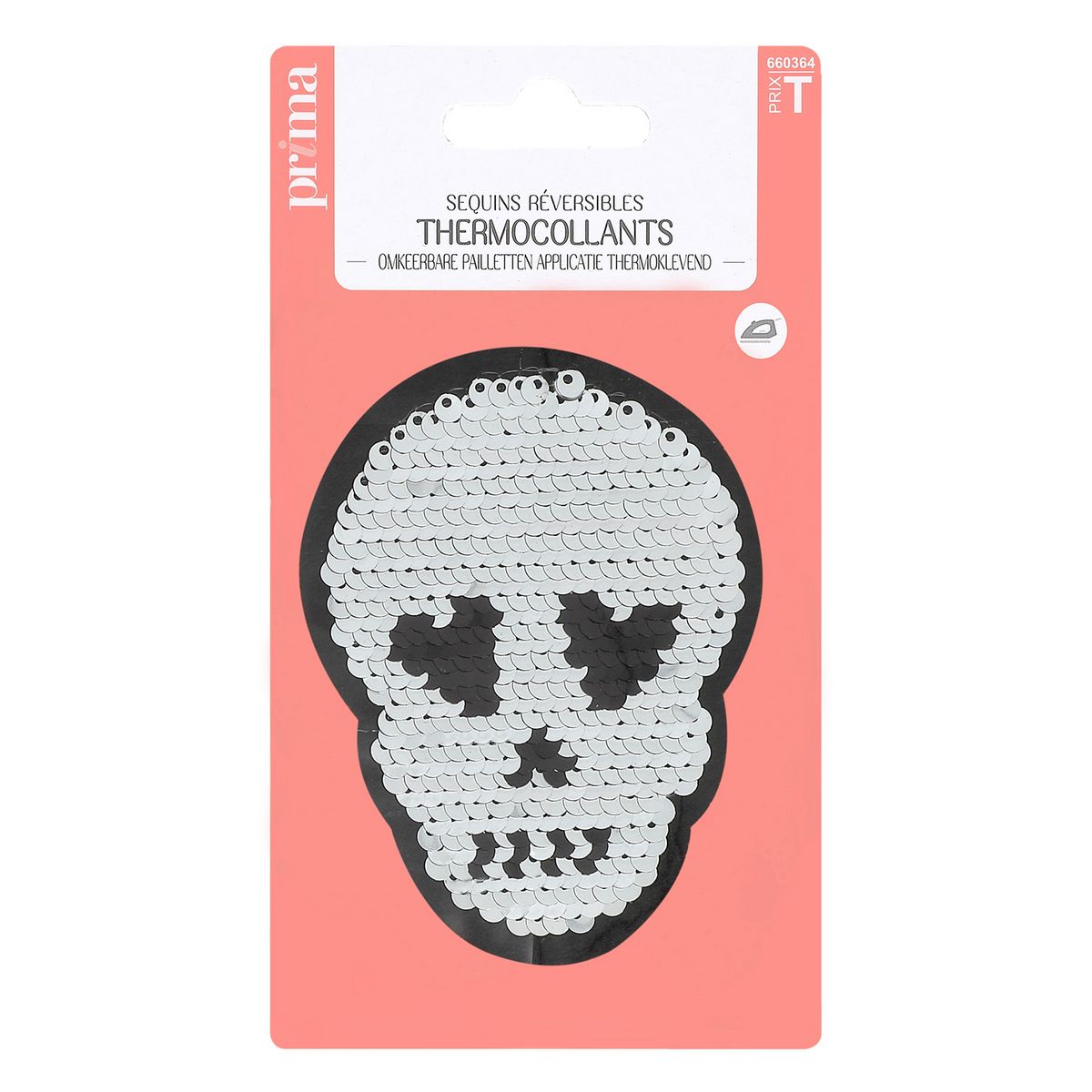 PRIMA Sequins réversibles thermocollants différents modèles x1