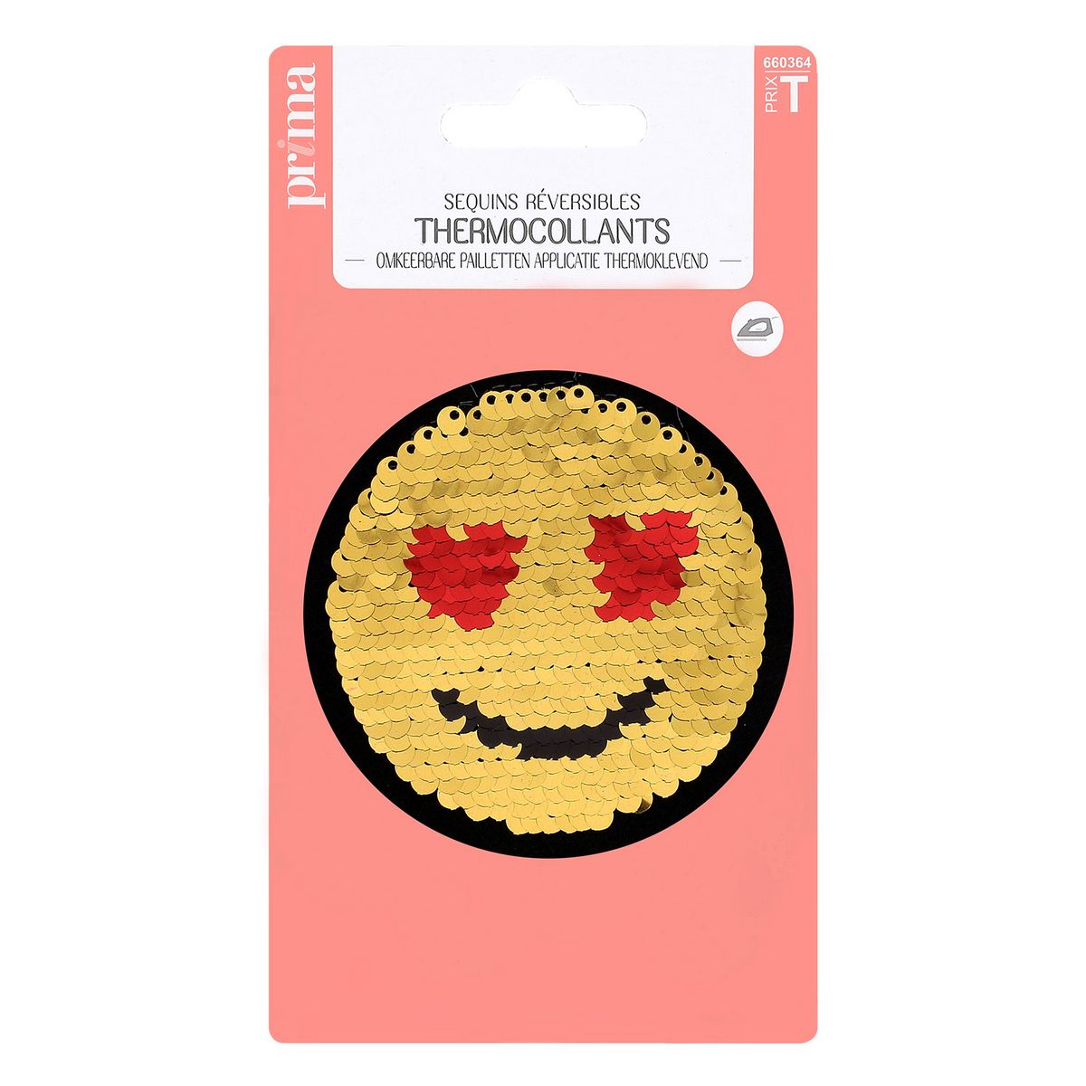 PRIMA Sequins réversibles thermocollants différents modèles x1