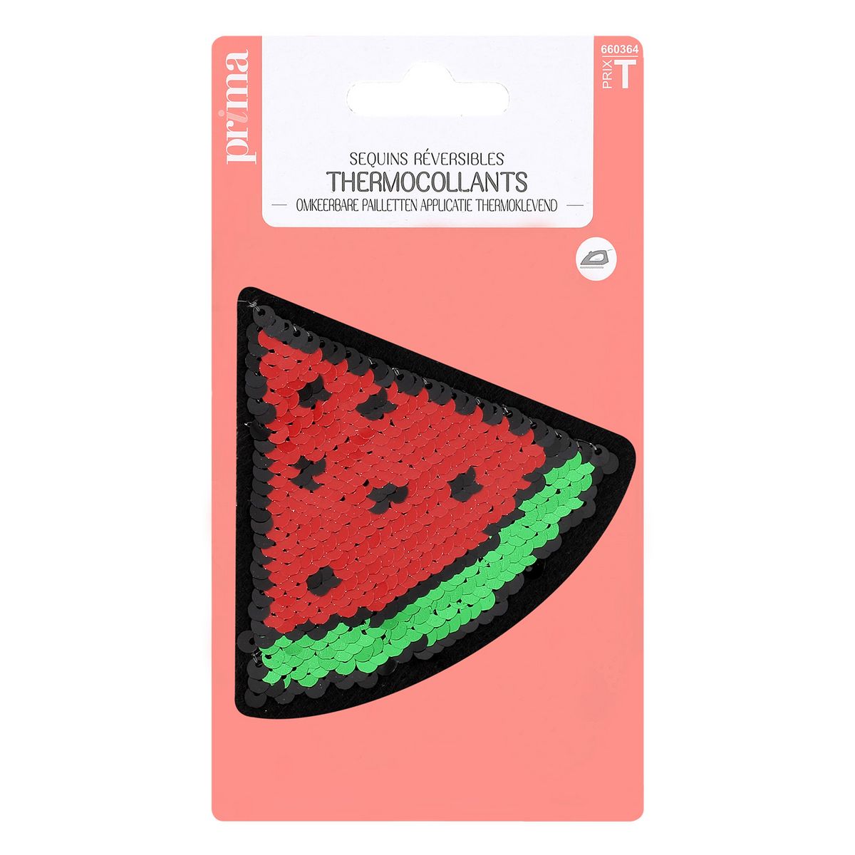 PRIMA Sequins réversibles thermocollants différents modèles x1