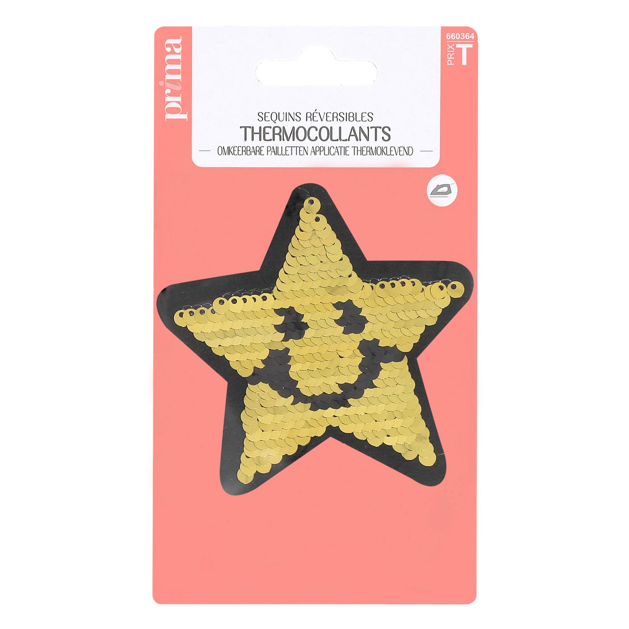 Voir la diapositive 6 : PRIMA Sequins réversibles thermocollants différents modèles x1