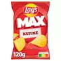 LAY'S Chips ondulées Max nature sans conservateur 120g