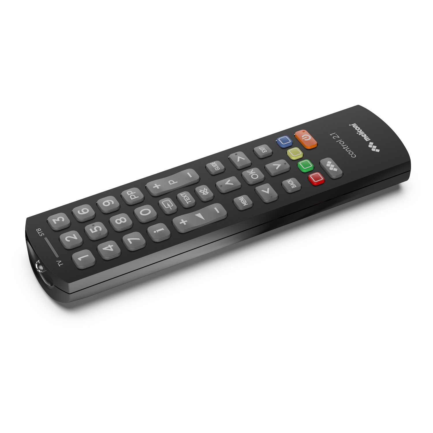Voir la diapositive 3 : MELICONI Télécommande universelle Control 2.1 à infrarouge Noir
