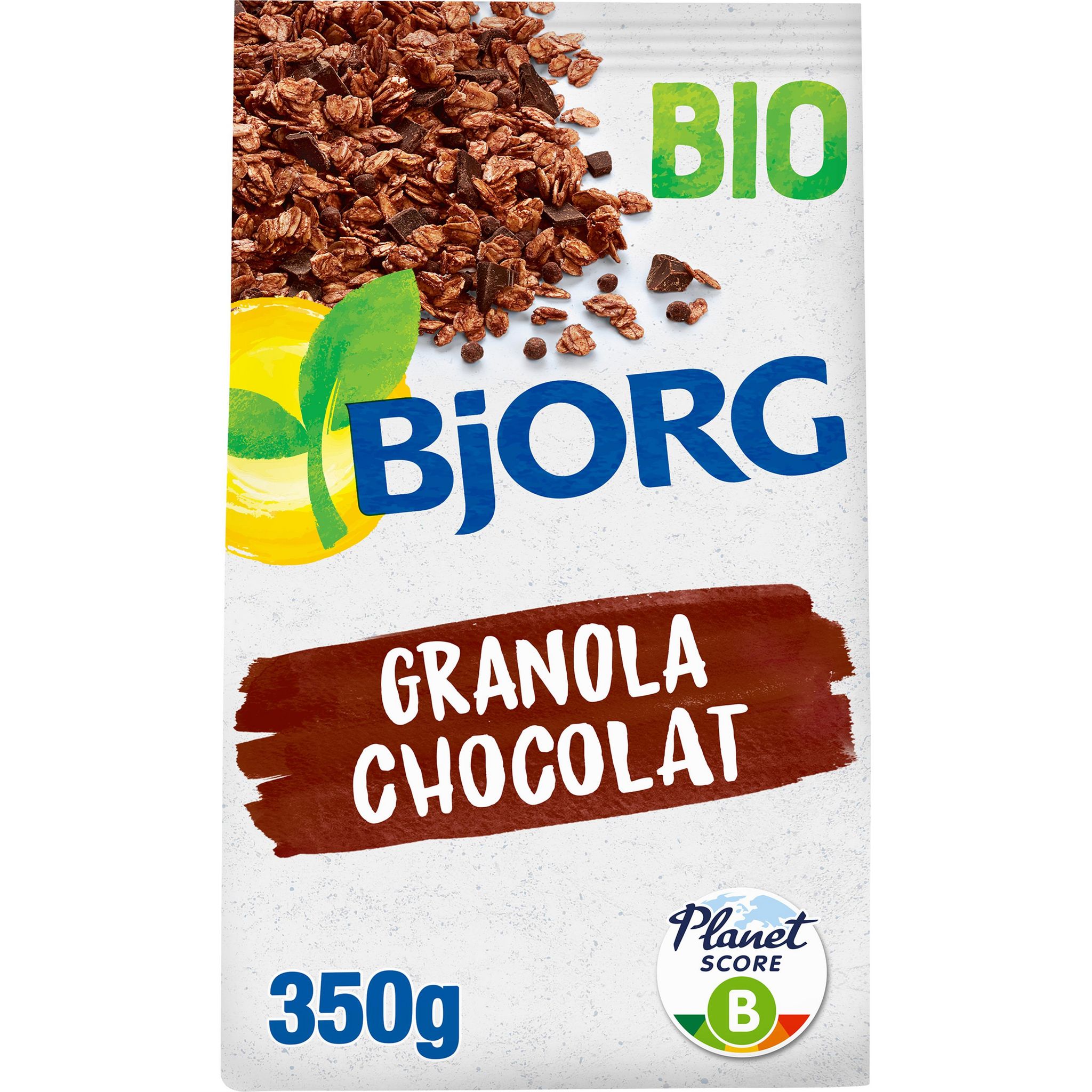 Voir la diapositive 2 : BJORG Granola bio au chocolat 350g