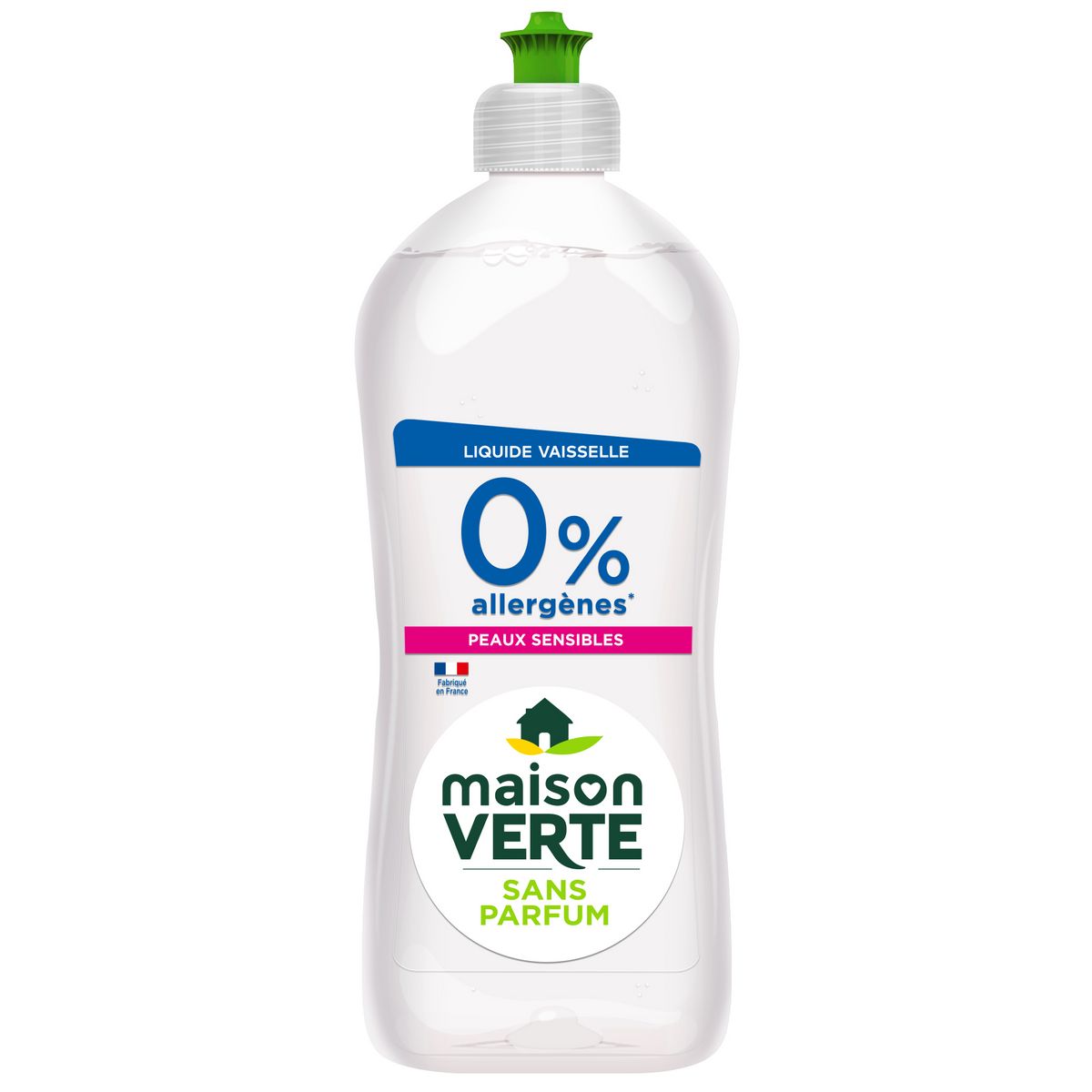 MAISON VERTE Liquide vaisselle mains écologiques peaux sensibles 750ml