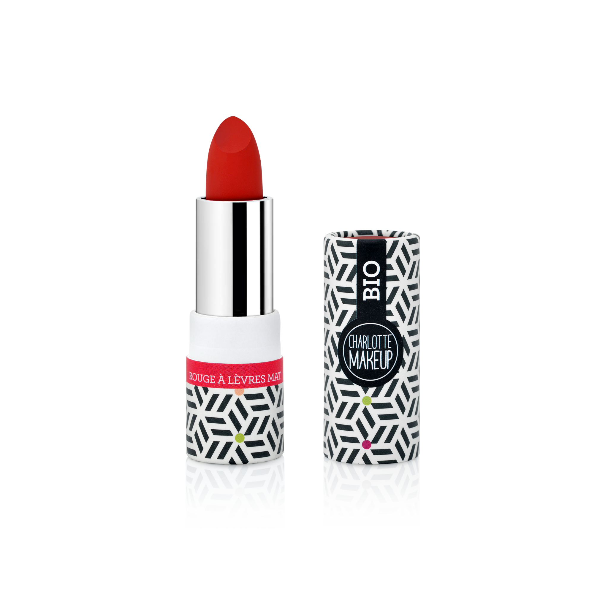 CHARLOTTE MAKE UP Rouge à lèvres bio 09 rouge mat 3,5g