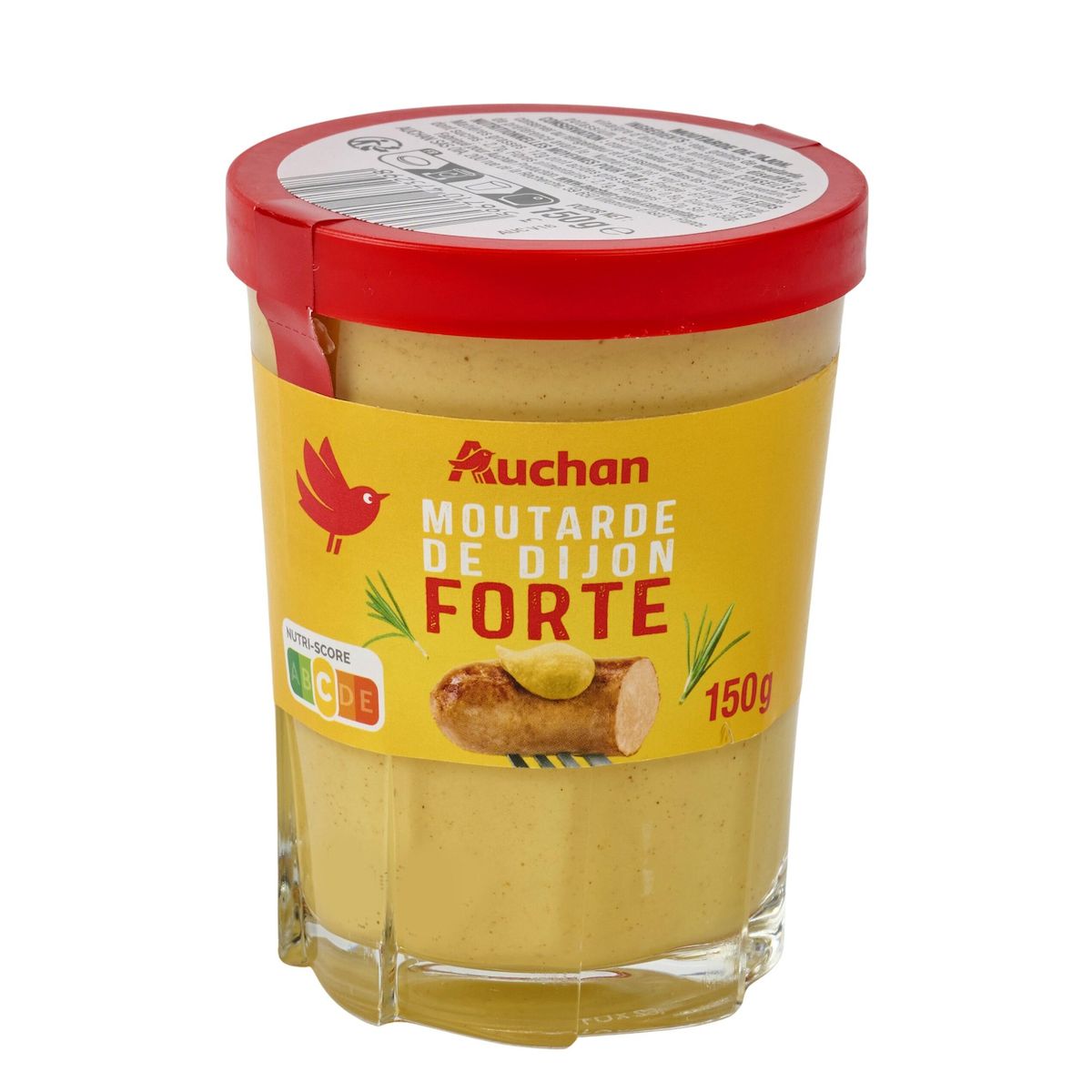 AUCHAN Moutarde forte de Dijon 150g