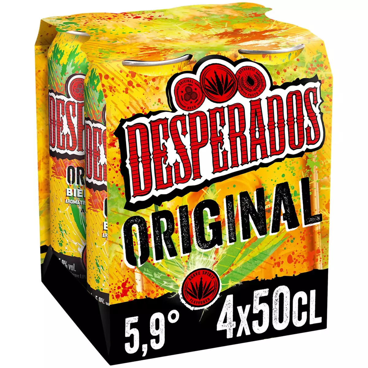 Lot de 5 verres à bière Desperados - Canette Desperados Original incluse -  5,9 - Cdiscount Maison