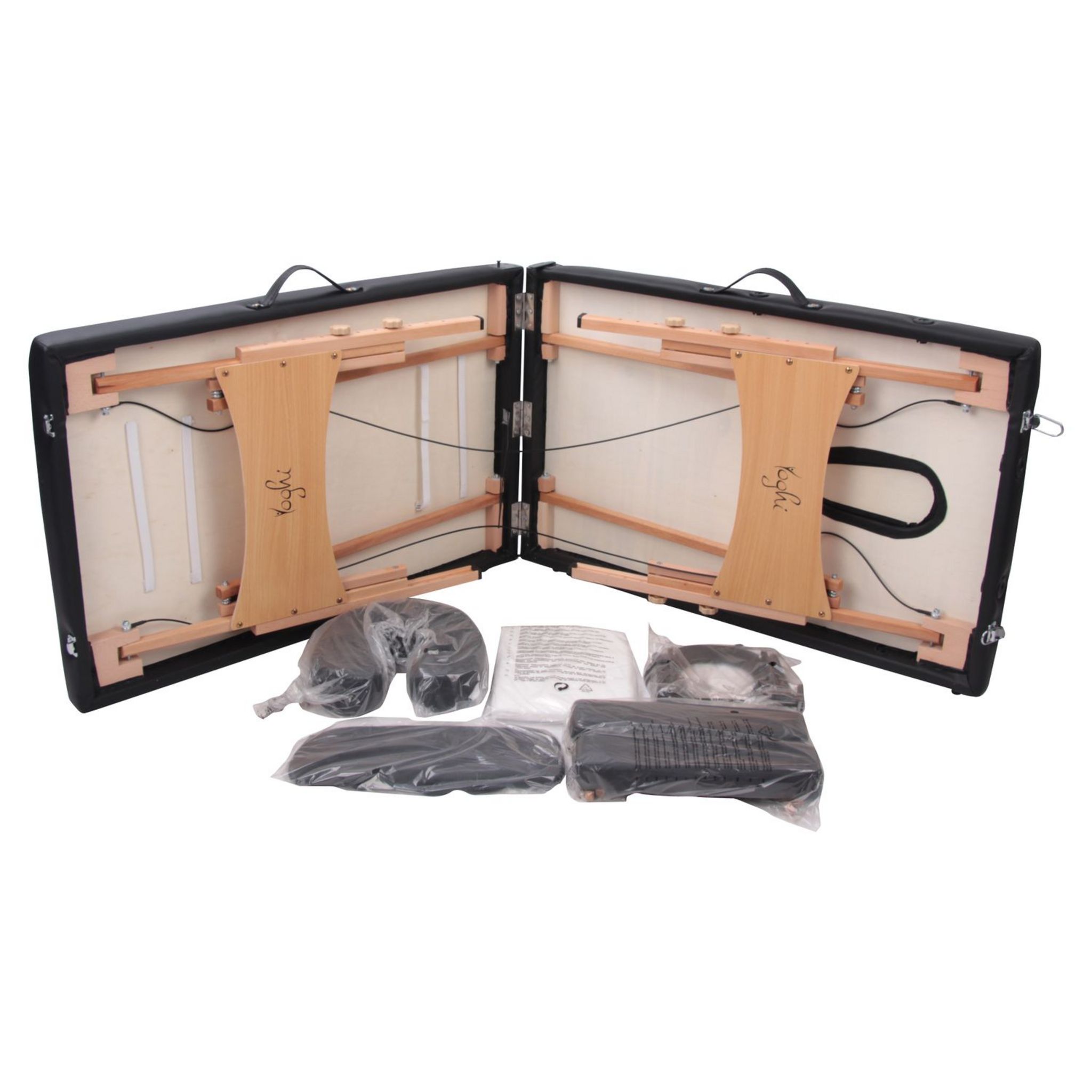 Voir la diapositive 2 : YOGHI Table de massage pliante - TDM102 - Noir