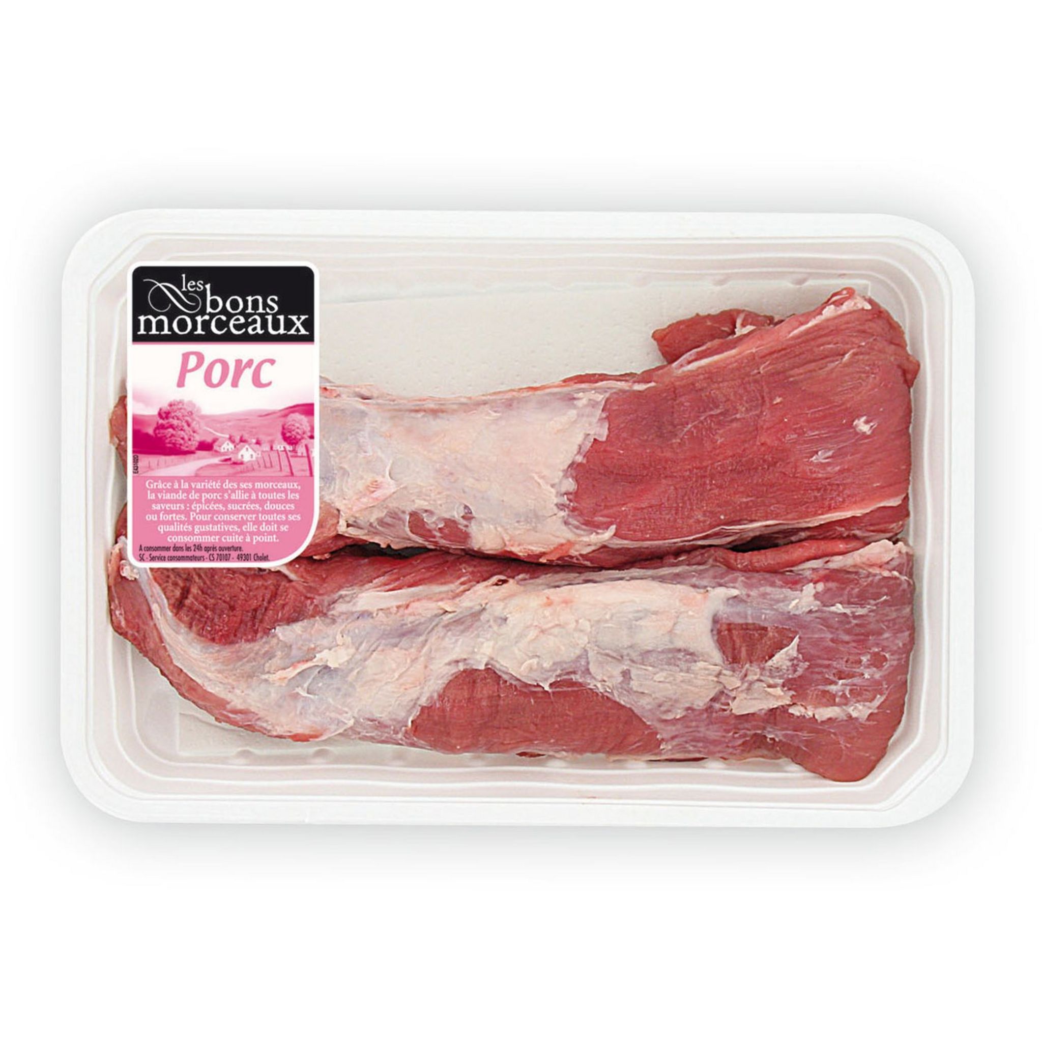 Voir la diapositive 2 : Filet mignon de porc 2 pièces 1kg