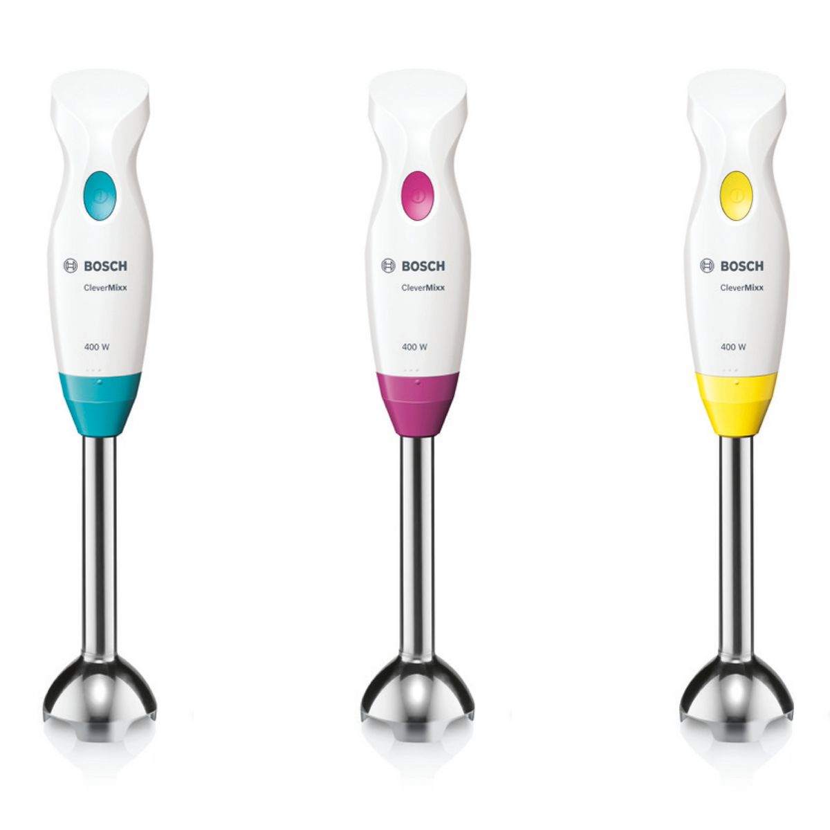 BOSCH Mixeur plongeant CleverMixx «fun» MSM2410DW - Blanc/bleu