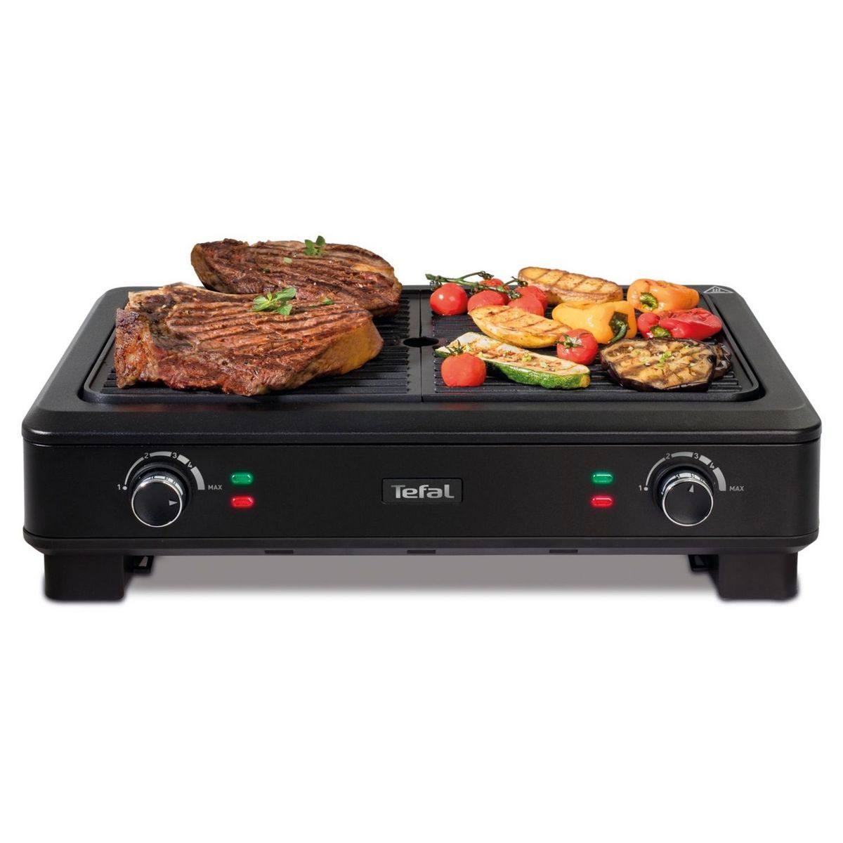 TEFAL Barbecue électrique intérieur a fumée réduite - TG900812 - Noir