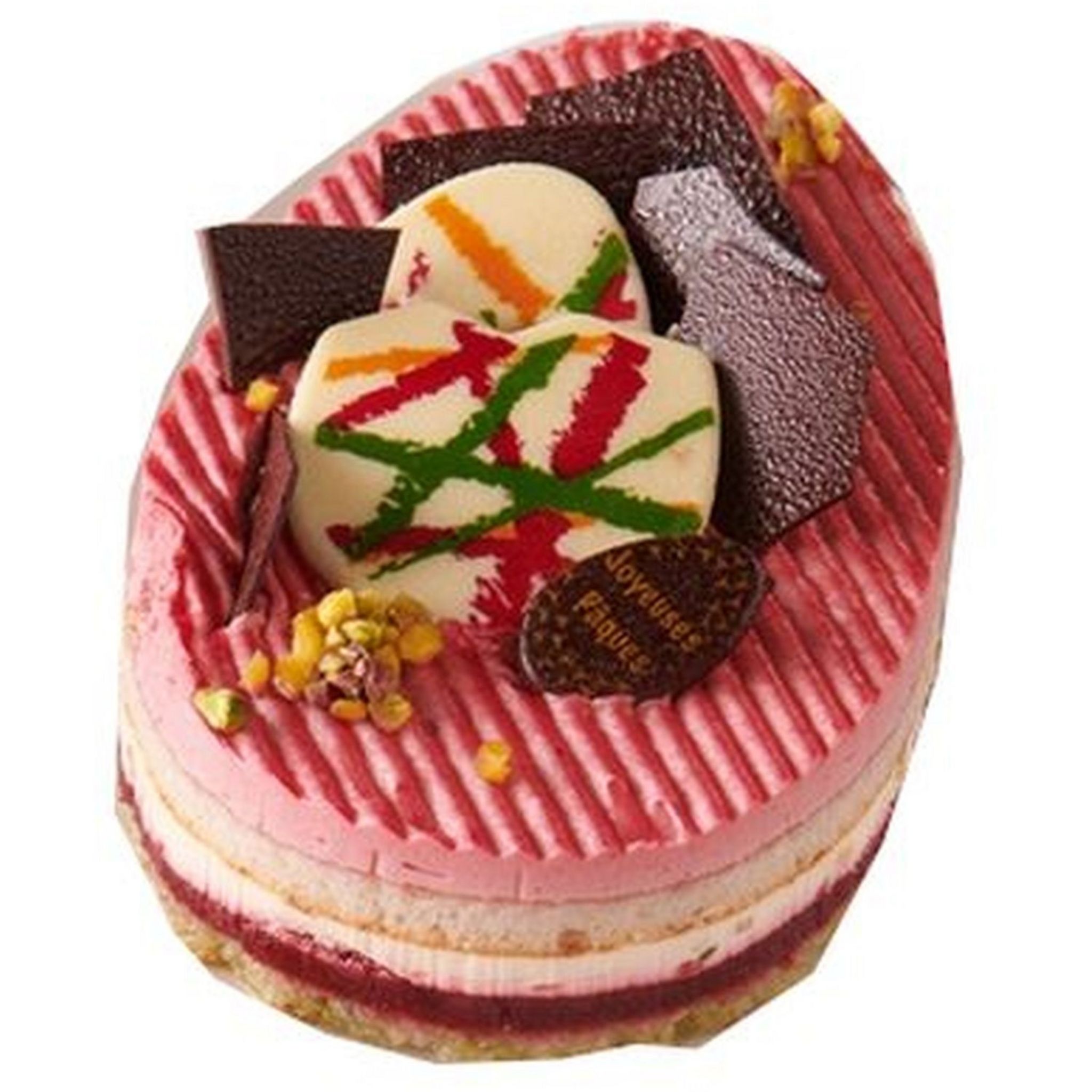 Œuf framboise nougat 6/8 parts 422g