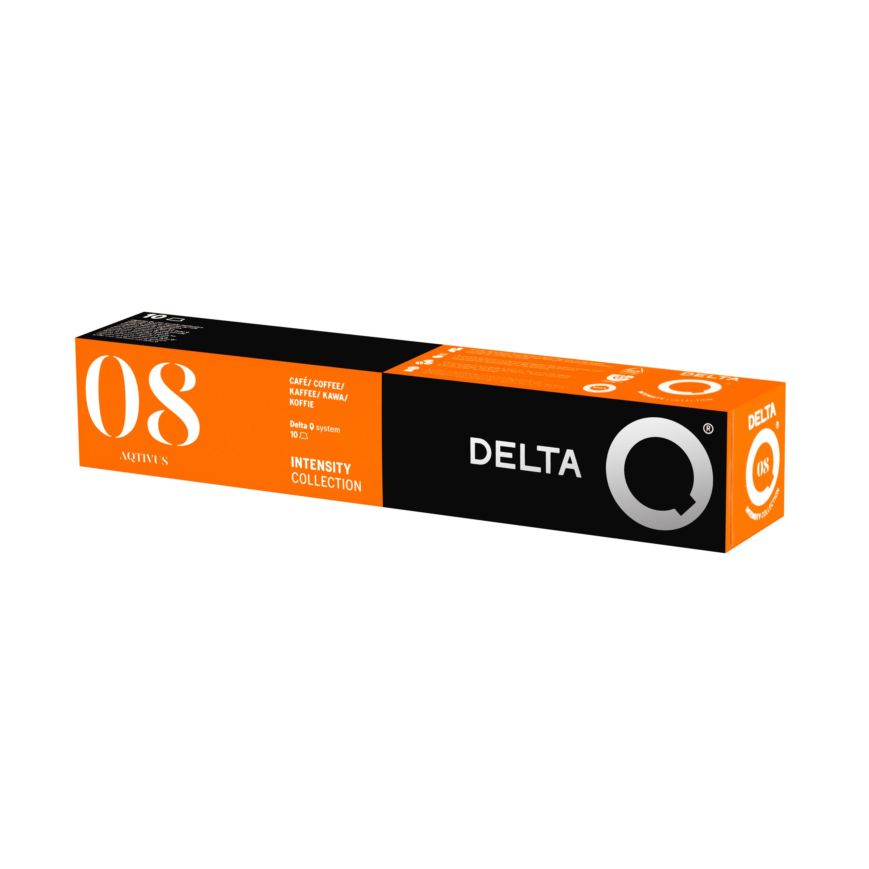 DELTA Q Café intense N°8 étui capsules 10 capsules 55g