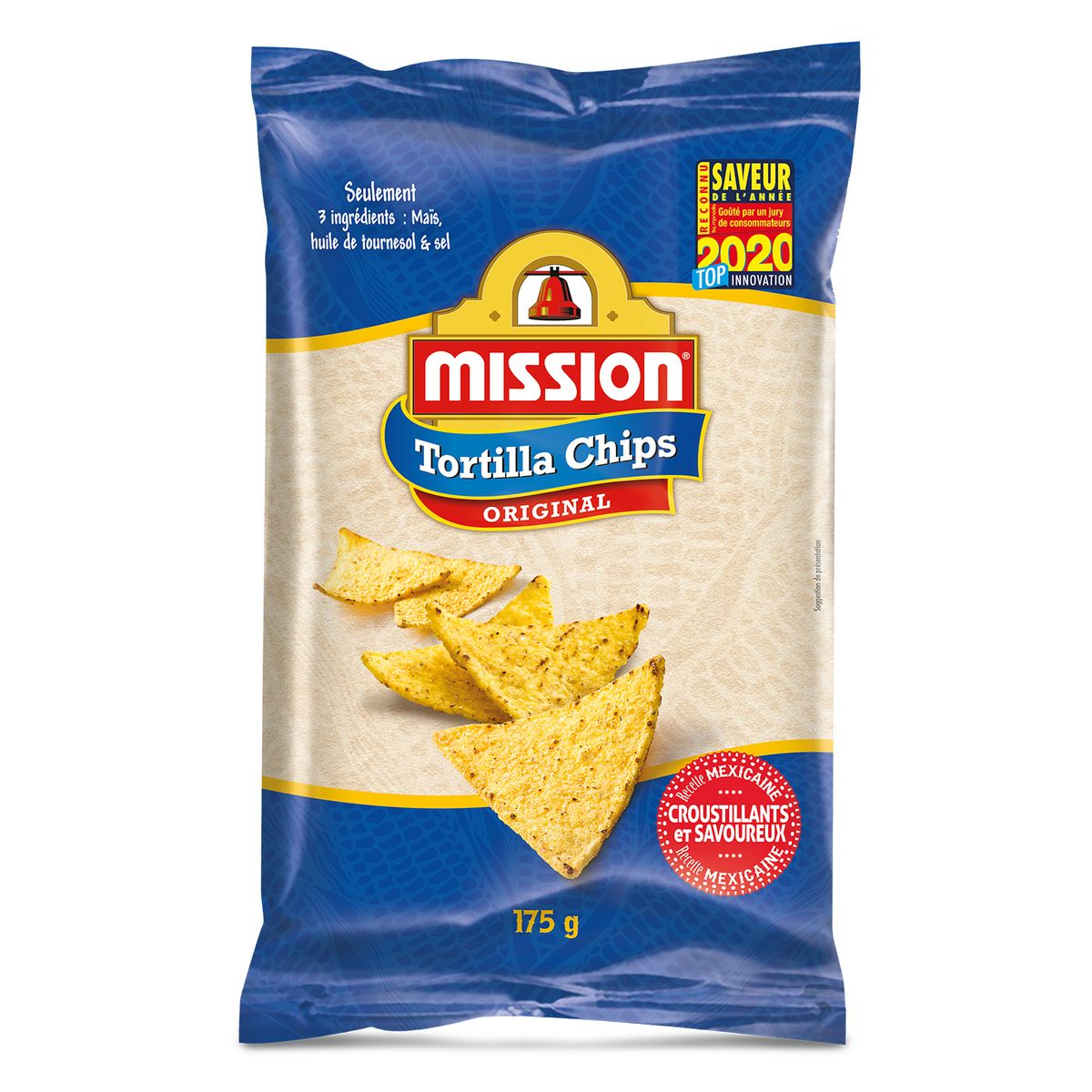 MISSION Chips tortillas saveur original 175g