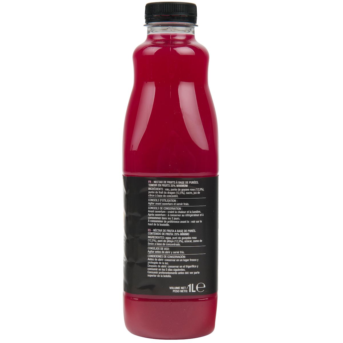 AUCHAN Nectar Instant gourmand goyave fruit du dragon 1l