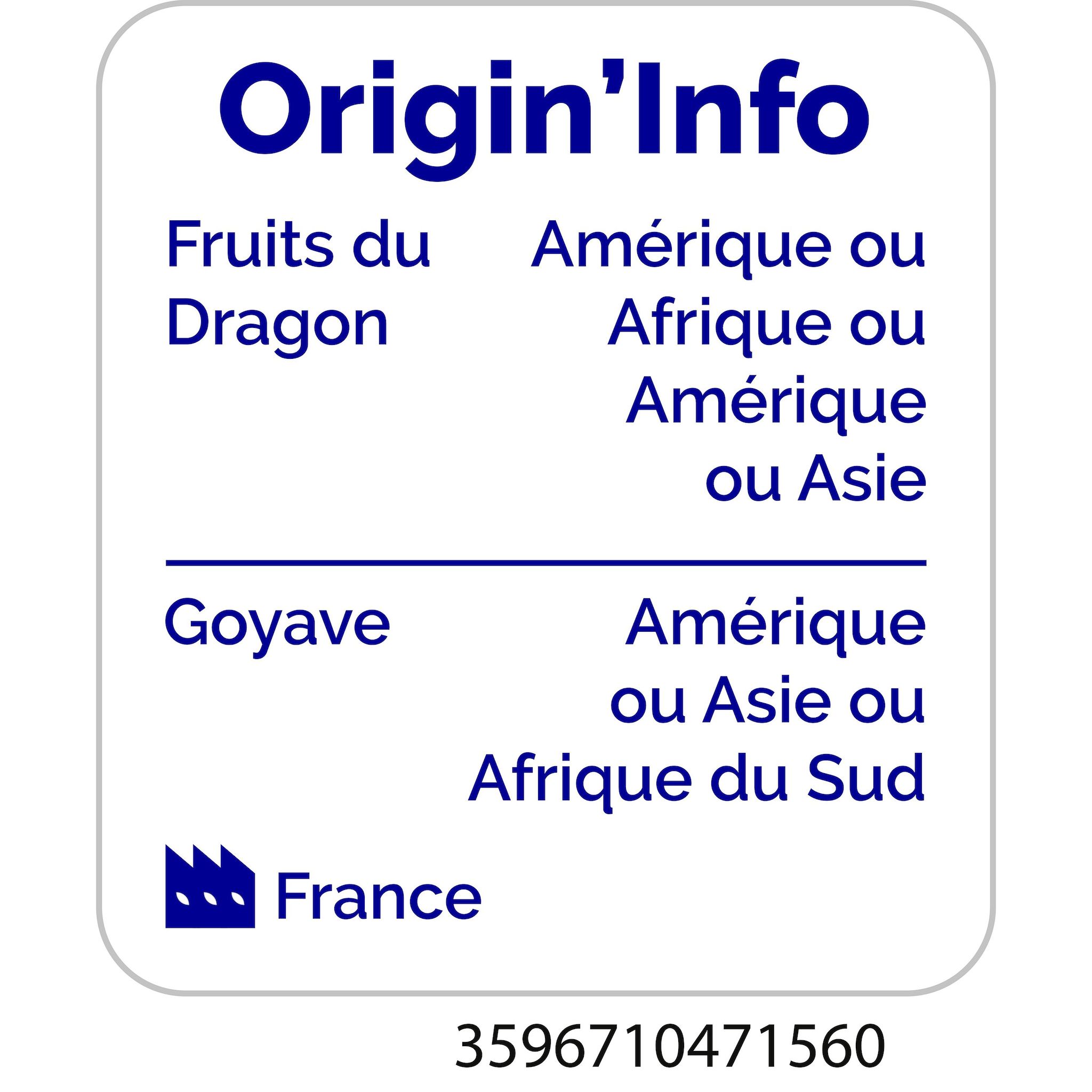 Voir la diapositive 7 : AUCHAN Nectar Instant gourmand goyave fruit du dragon 1l