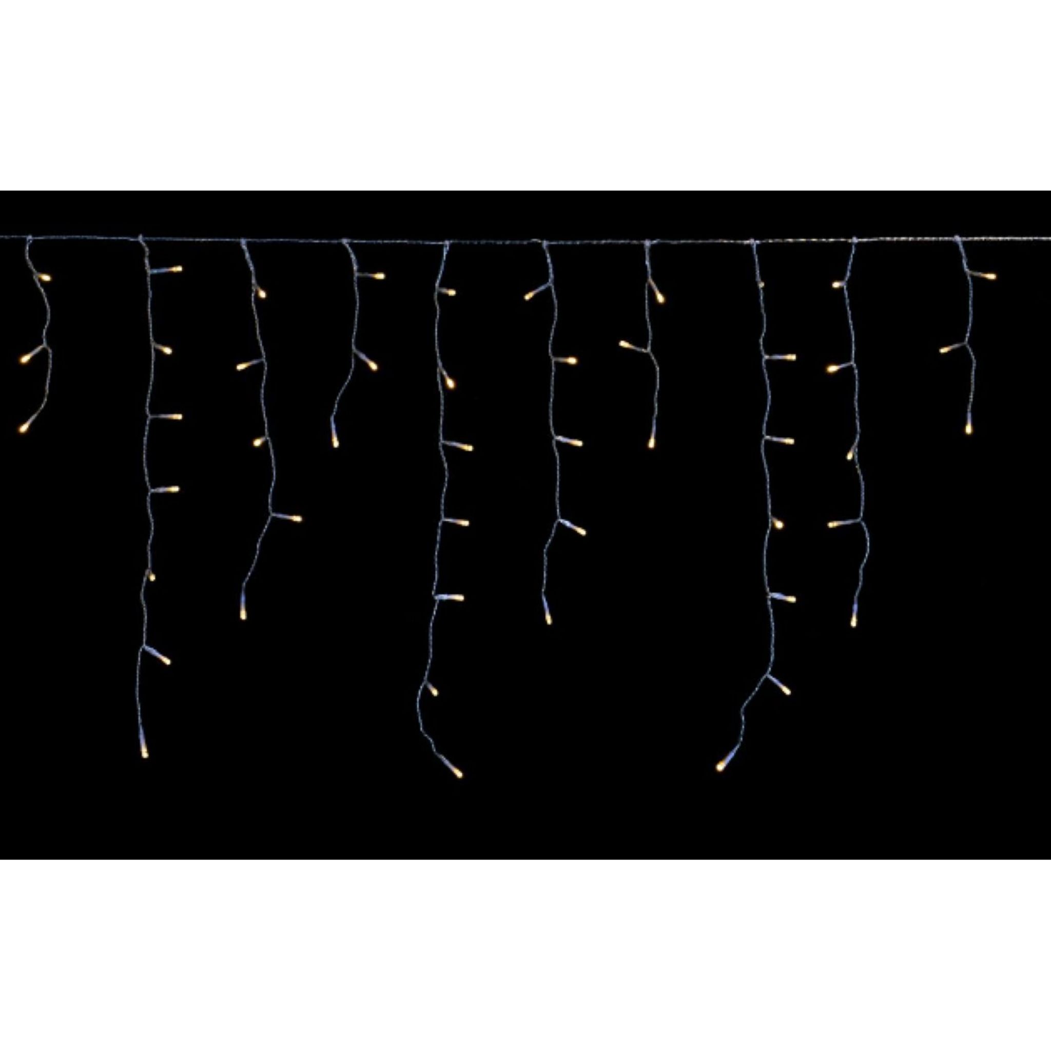 Voir la diapositive 2 : ACTUEL Guirlande Extérieure 360 LED Blanc Chaud 8m Effet Stalactite