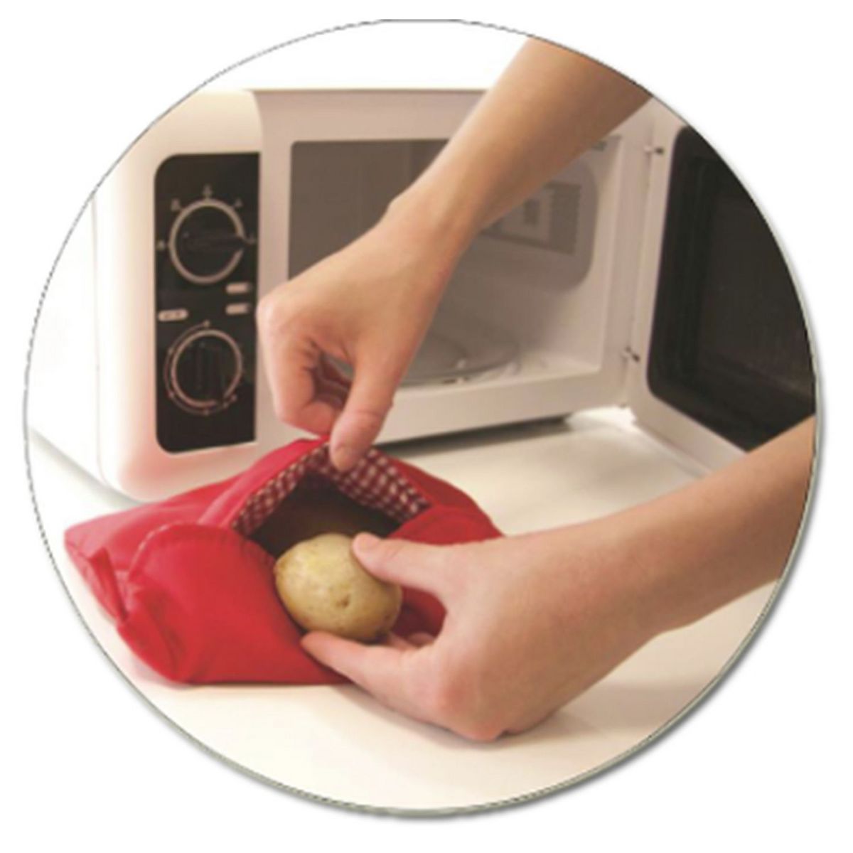 CUISY Cuit pommes de terre express C92004 Cuit PomTer Monde Rouge