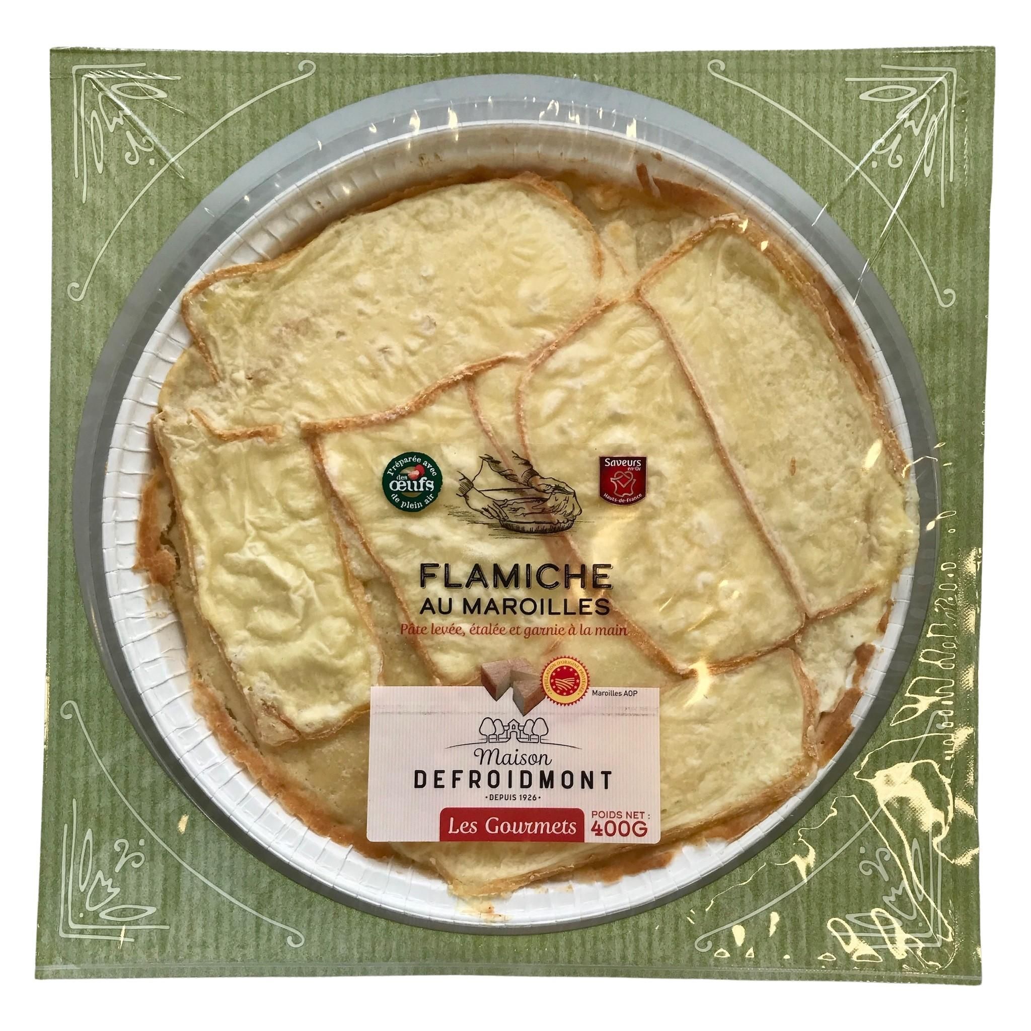 MAISON DEFROIDMONT Flamiche aux maroilles 400g