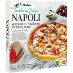 AUCHAN TAVOLA IN ITALIA Pizza Napoli aux anchois cuite au four à bois 400g