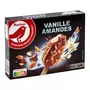 AUCHAN Bâtonnet glacé vanille amandes 4 pièces 314g