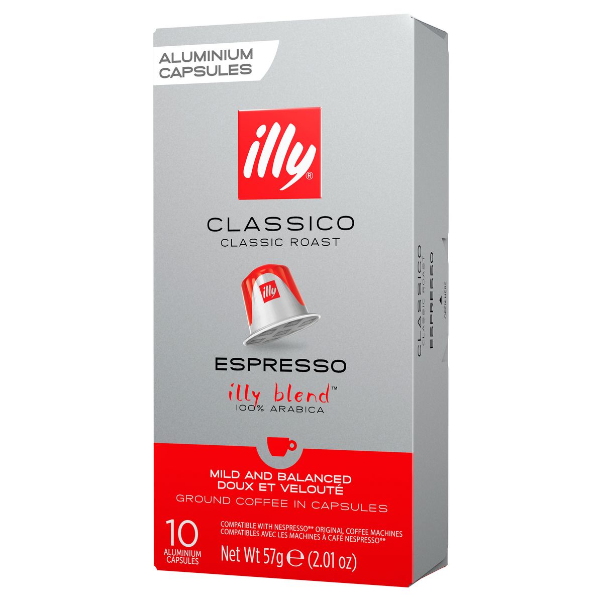 ILLY Capsules de café espresso classico compatibles Nespresso 10 capsules 57g