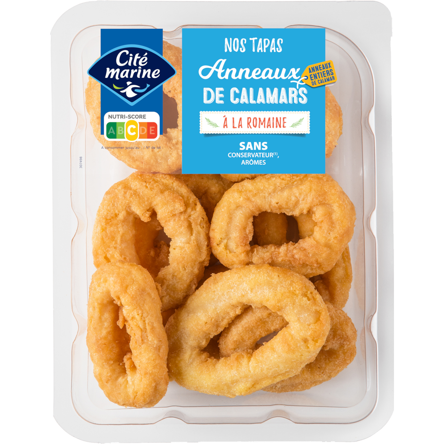 CITE MARINE Anneaux de calamars à la romaine 180g