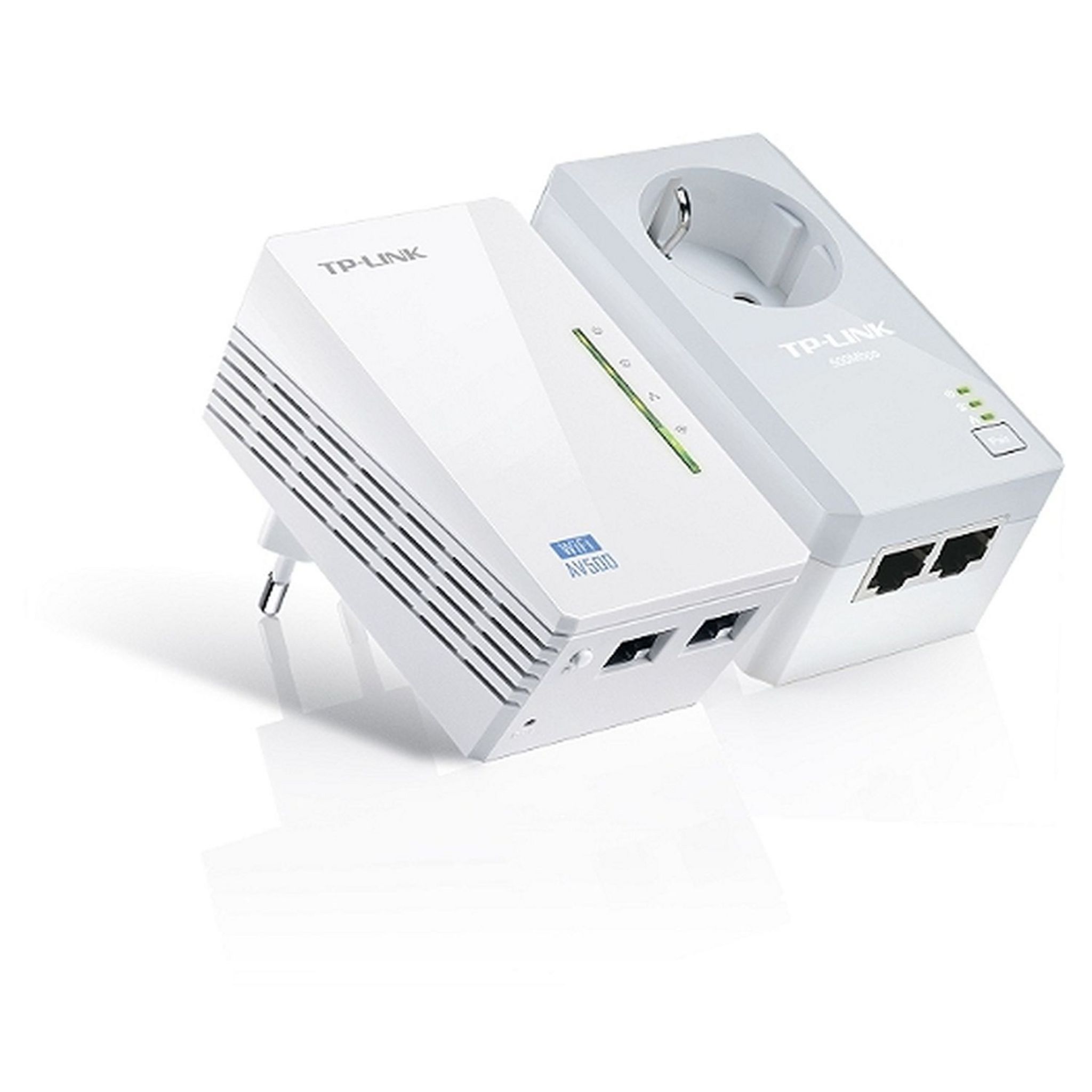 Voir la diapositive 2 : TP-LINK Boîtier CPL 2 CPL500 TL-WPA4225 KI Blanc