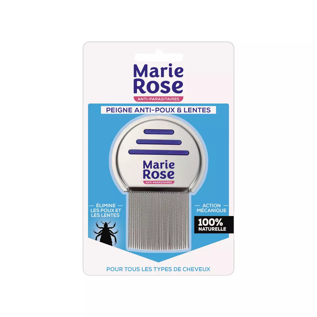 MARIE ROSE Peigne anti-poux & lentes 1 peigne
