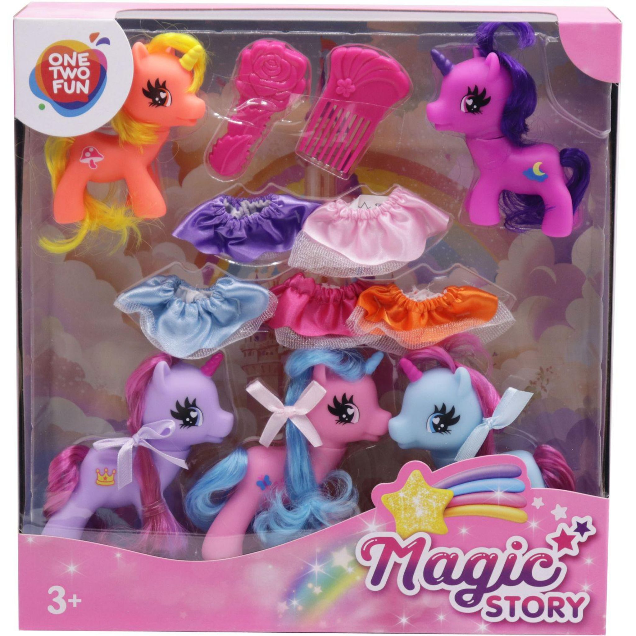 ONE TWO FUN Coffret Licornes avec accessoires