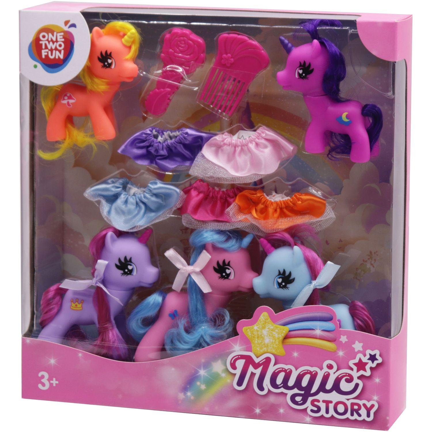 Voir la diapositive 3 : ONE TWO FUN Coffret Licornes avec accessoires