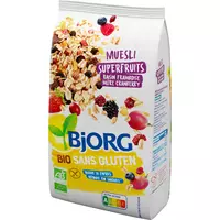 Grossiste Céréales muesli sans sucres ajoutées Bio, 750g, BJORG