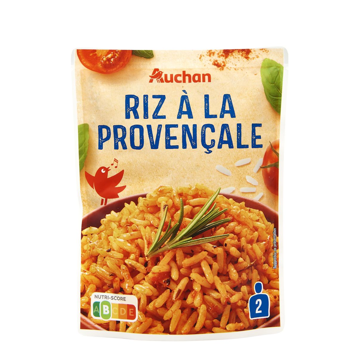 AUCHAN Riz à la provençale sachet express 2 personnes 250g