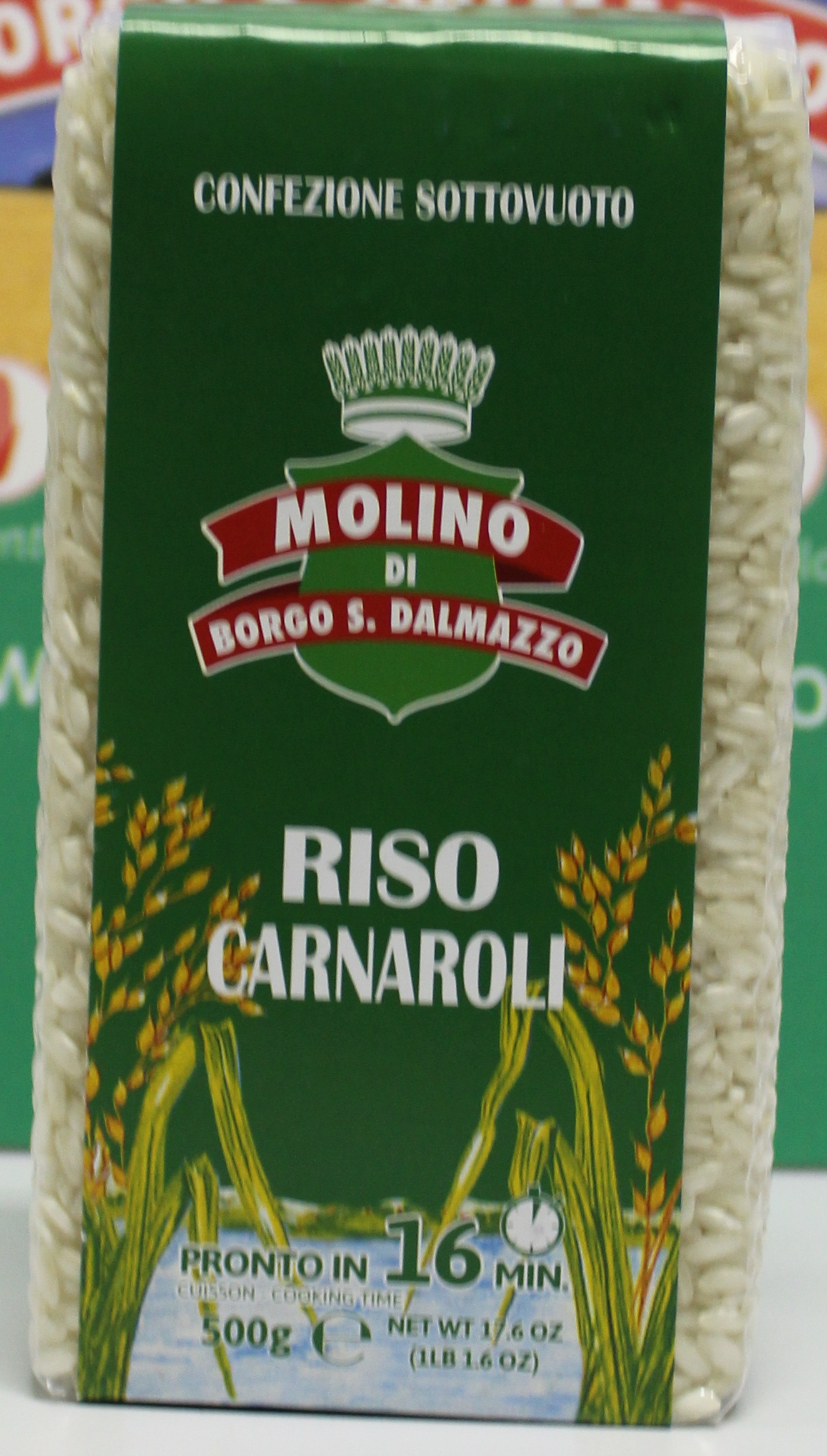 Voir la diapositive 2 : MOLINO BORGO S DALMAZZO Riz carnaroli 500g
