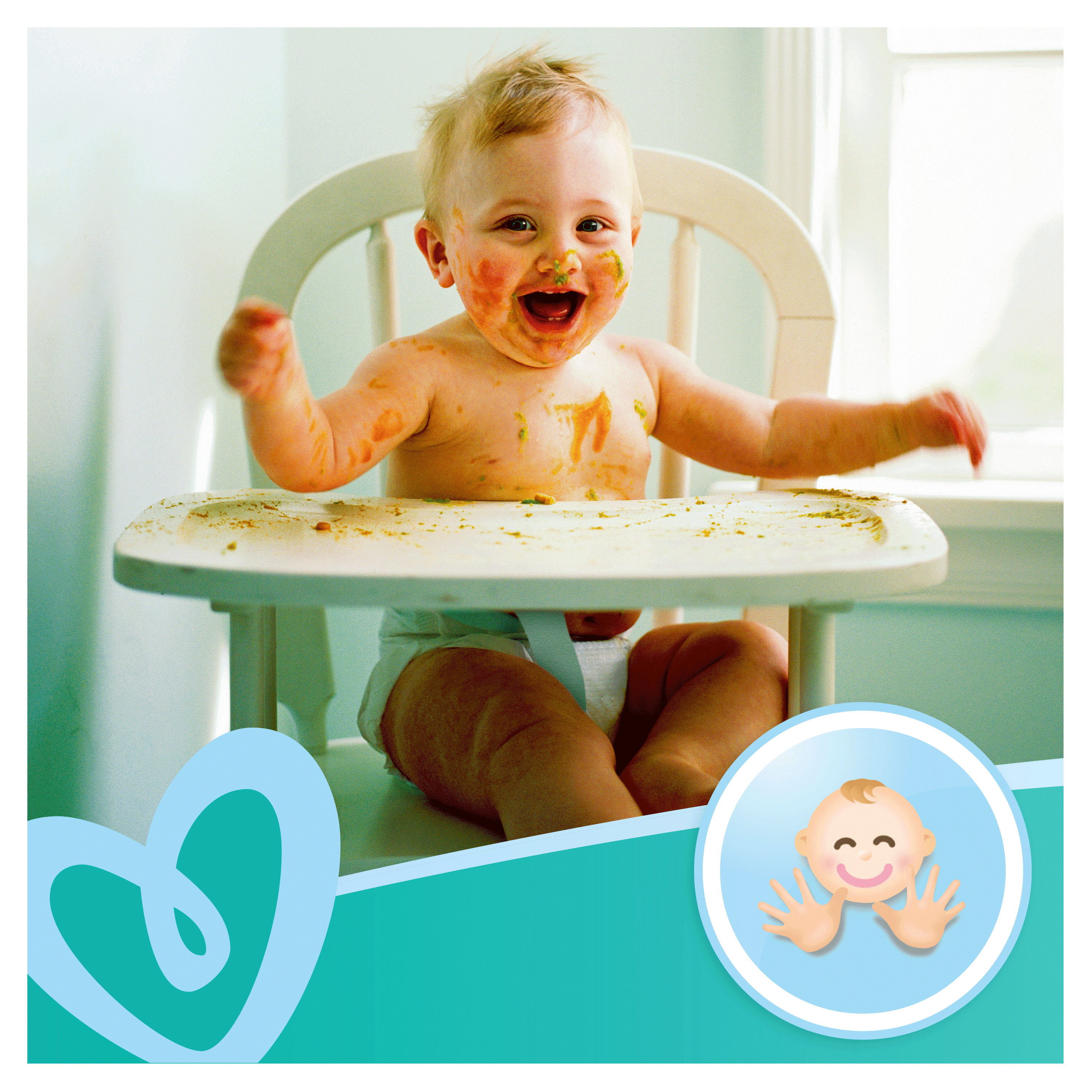 Voir la diapositive 7 : PAMPERS Fresh Clean lingettes nettoyantes pour bébé 52 lingettes