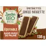 JARDIN BIO ETIC Tartinettes à croquer aux chocolat noisette sachets 8 sachets 138g