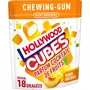 HOLLYWOOD Chewing-gums cubes sans sucres cocktail de fruits 18 dragées 41g