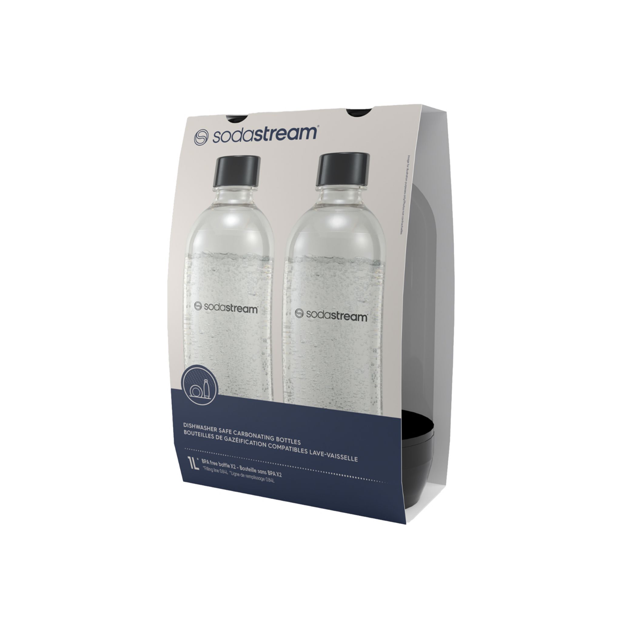 Voir la diapositive 2 : SODASTREAM Lot de 2 bouteilles des gazéification - BOUT LV