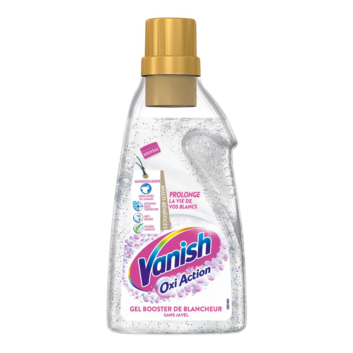 VANISH Oxi action gel détachant textile raviveur de blancheur 750ml