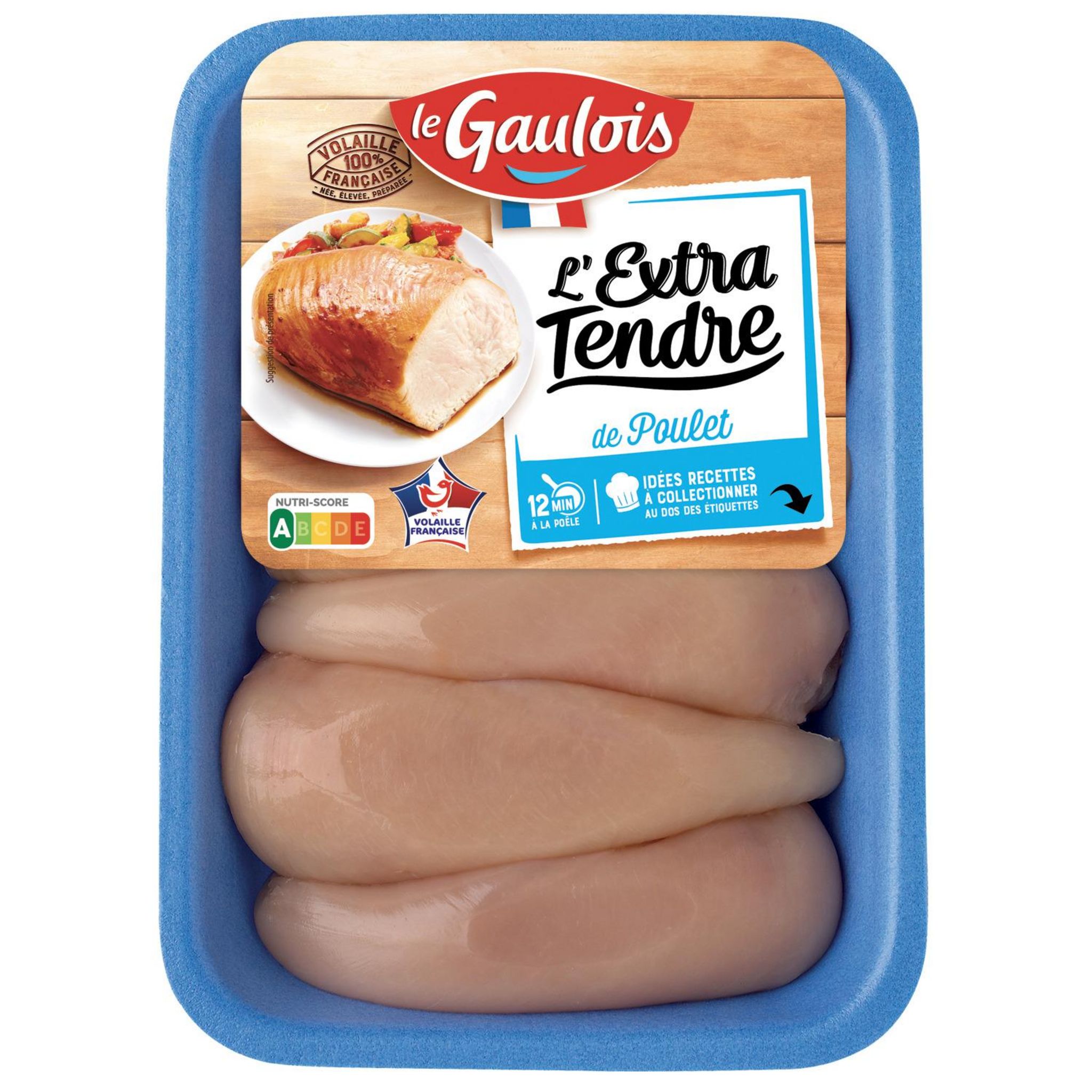 LE GAULOIS Filets de poulet l'extra tendre 720g