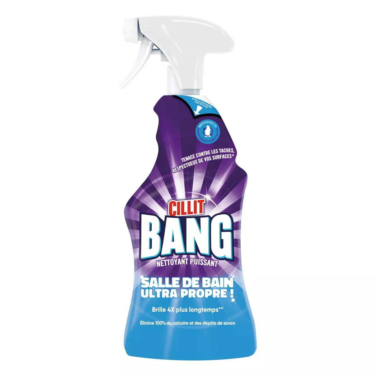 CILLIT BANG Spray nettoyant salle de bain ultra propre 750ml