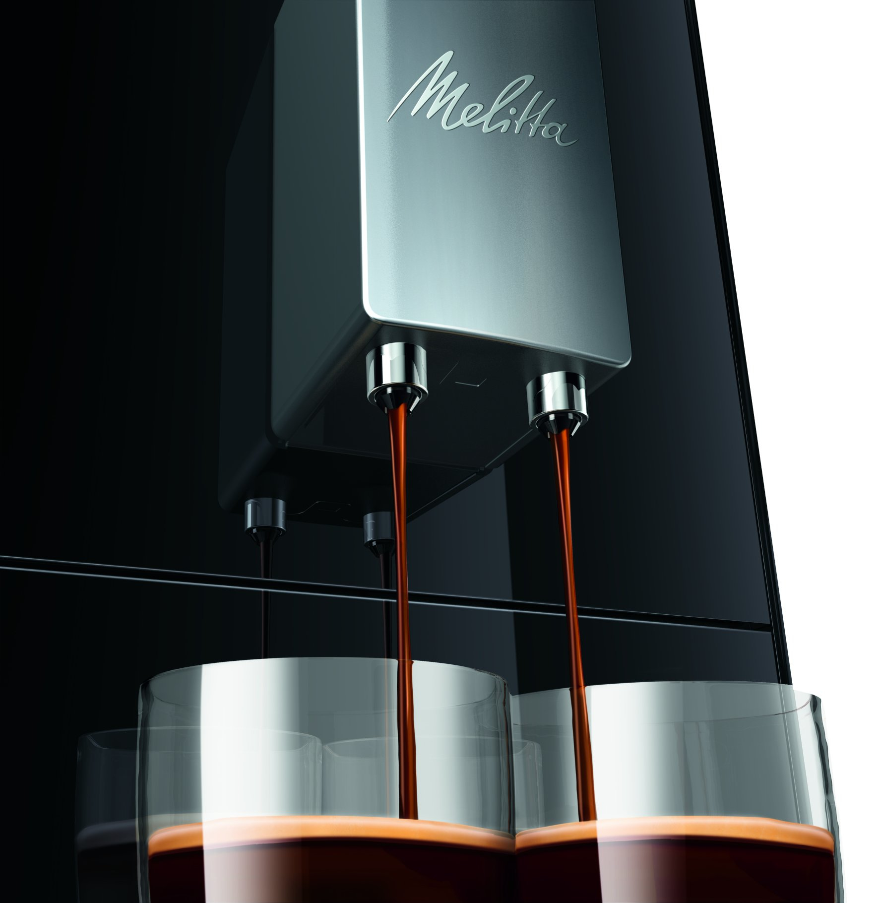 Voir la diapositive 2 : MELITTA Machine à café expresso avec broyeur - E950-101 - Noir