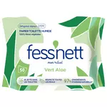 FESS'NETT Papier toilette humide blanc aloe vera 50 lingettes
