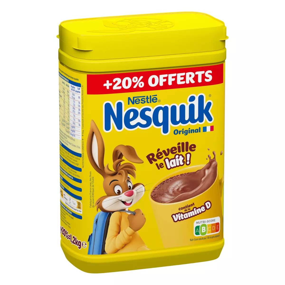 NESQUIK Chocolat en poudre +20% offert 1kg