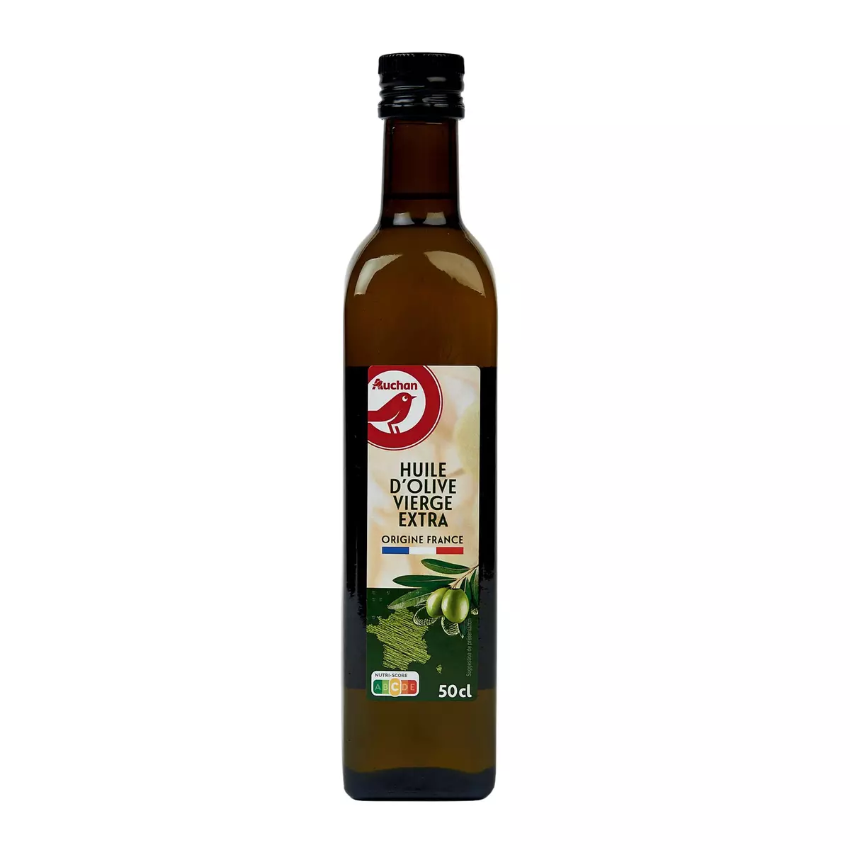 AUCHAN Huile d'olive vierge extra classique origine France 50cl