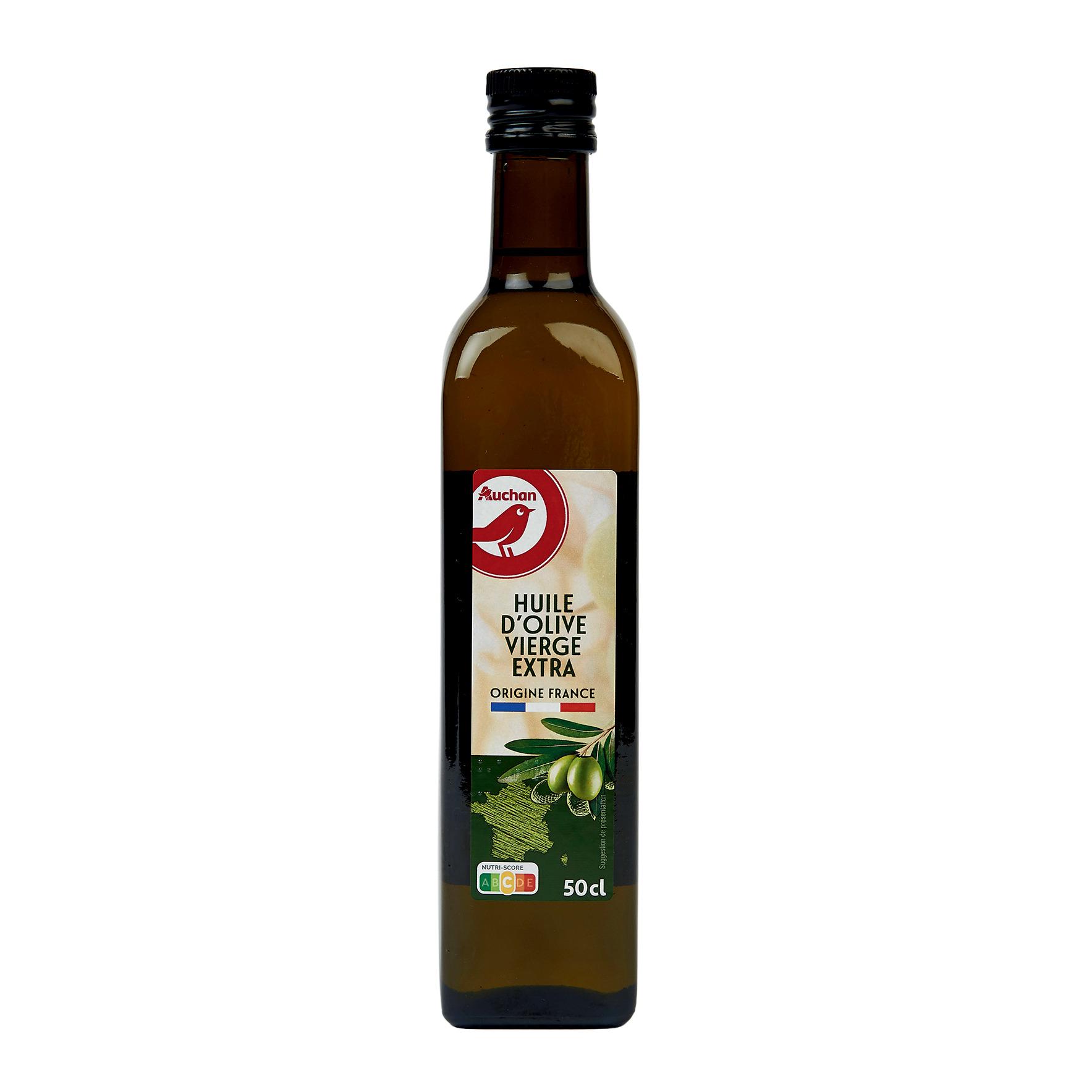 Voir la diapositive 2 : AUCHAN Huile d'olive vierge extra classique origine France 50cl