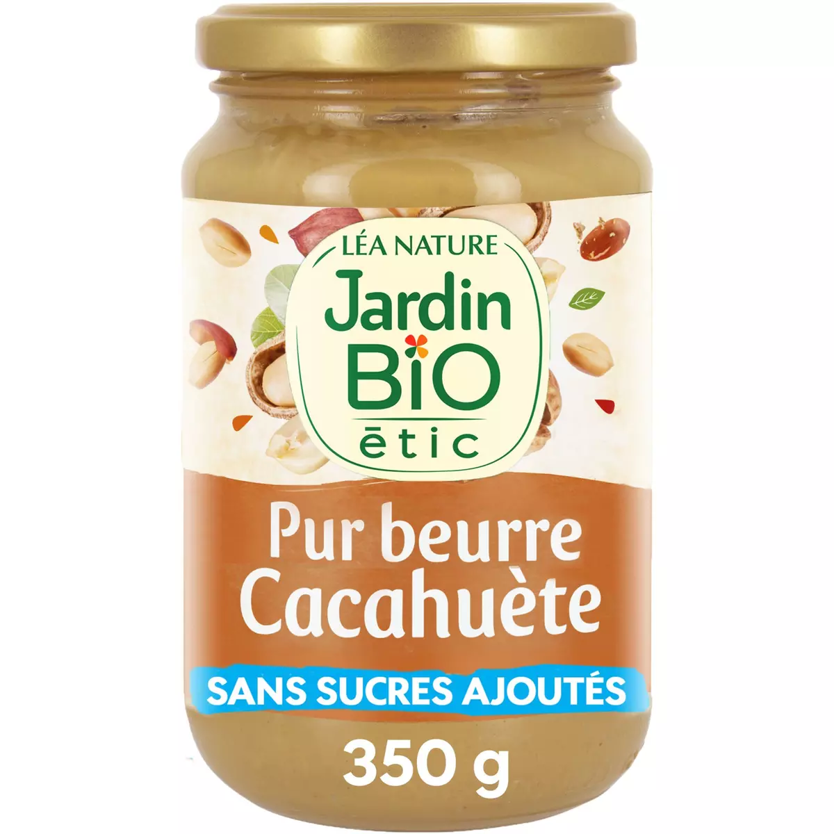 Beurre de cacahuètes sans huile de palme Bio ETHIQUABLE : le bocal de 350 g  à Prix Carrefour