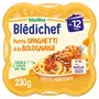 BLEDINA Blédichef assiette spaghetti à la bolognaise dès 12 mois 230g
