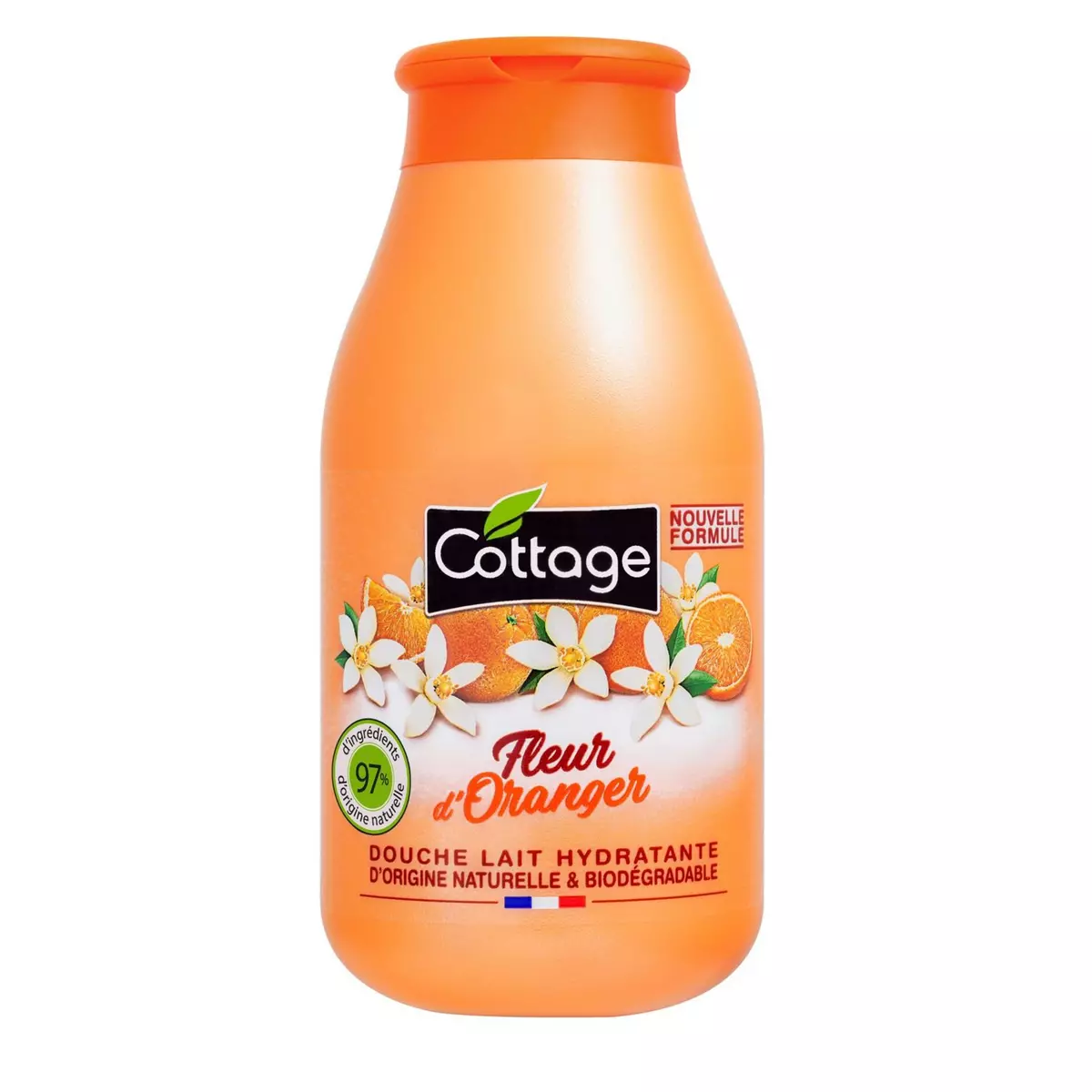 COTTAGE Gel douche lait fleur d'oranger 250ml