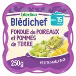 Blédina BLEDINA Blédichef assiette fondue poireaux pommes de terre dès 15 mois